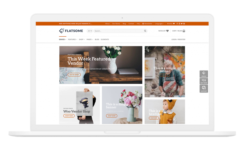 Flatsome WordPress E-Ticaret Teması