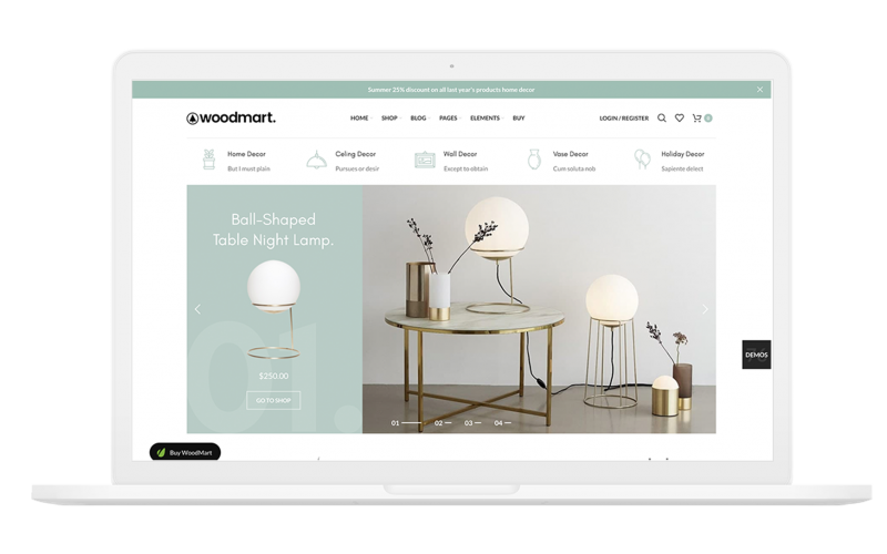 WoodMart WordPress E-Ticaret Teması