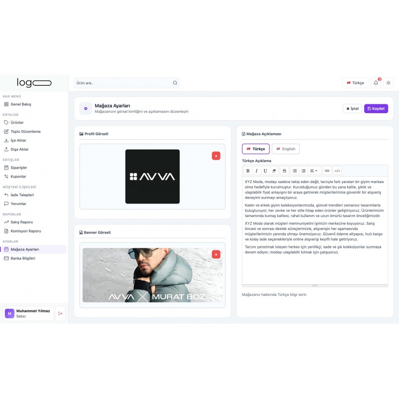 Opencart C2C - B2C Pazaryeri Çoklu Satıcı Modülü