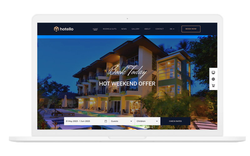 Hotello Otel Teması