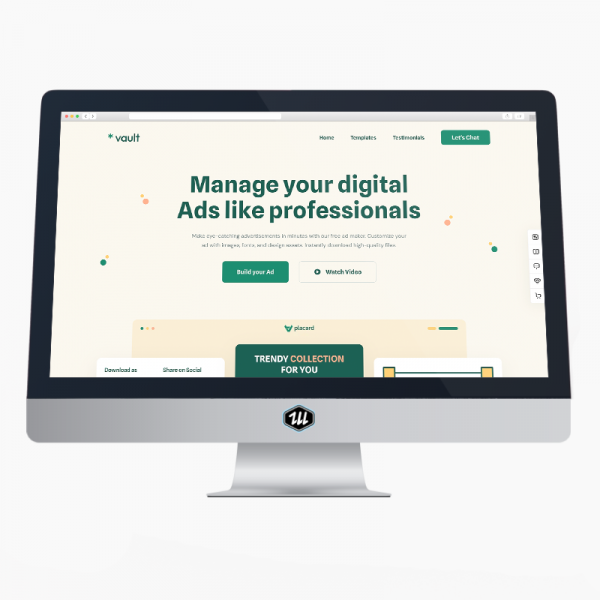 Vault Digital Ads Software - Elementor PRO